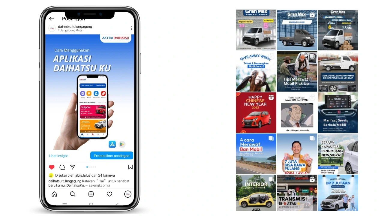 Astra Daihatsu Social Media Content